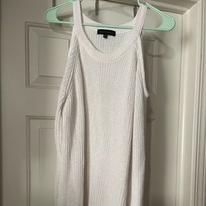 Cold shoulder sweater